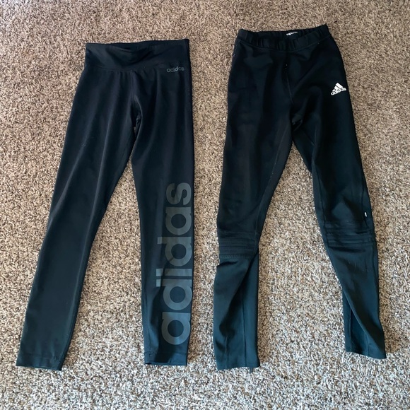 2 Pair Adidas Legging - Picture 1 of 1